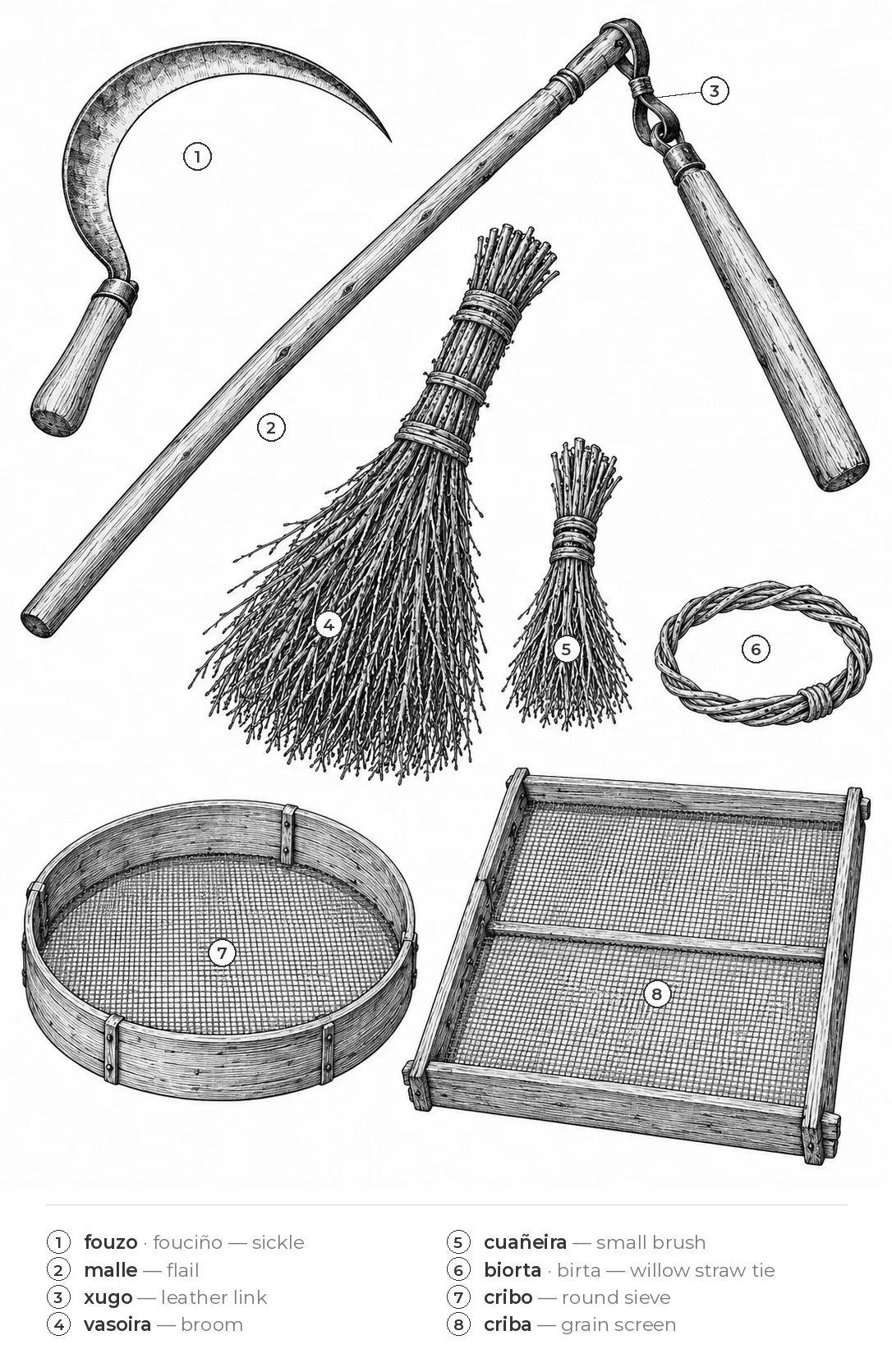 Tools for grain