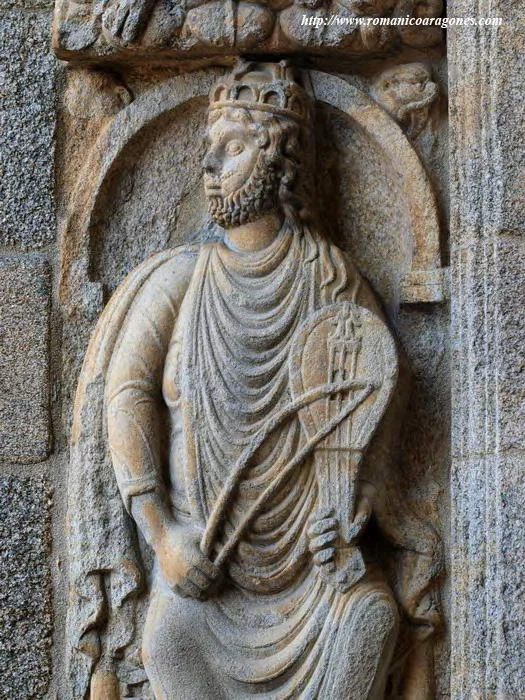 El rei David, a Praterías · Foto: A. García Omedes