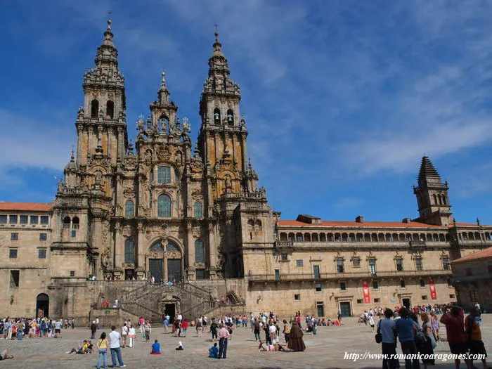 La façana de l'Obradoiro · Foto: A. García Omedes