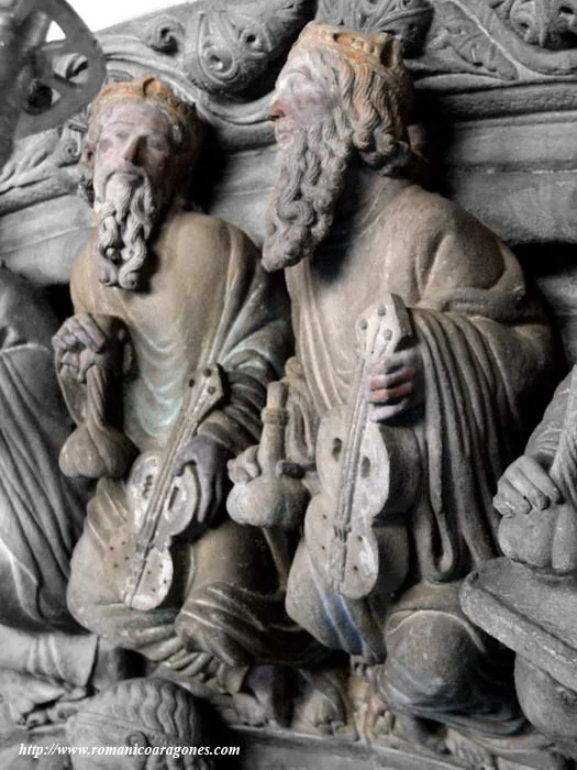 Dos ancians amb fídules · Foto: A. García Omedes